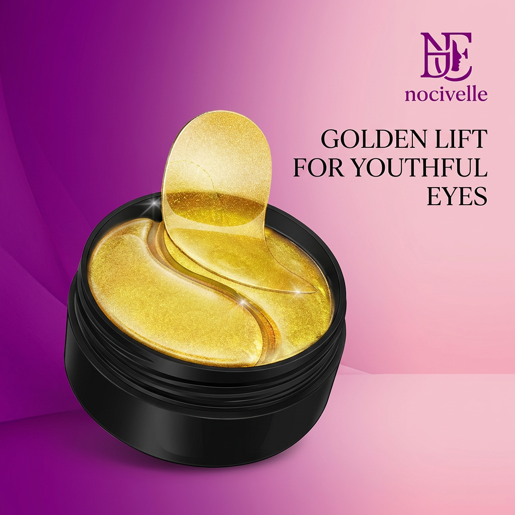 24K Gold Collagen Under Eye Patches — Dark Circles & Anti Aging Treatment
