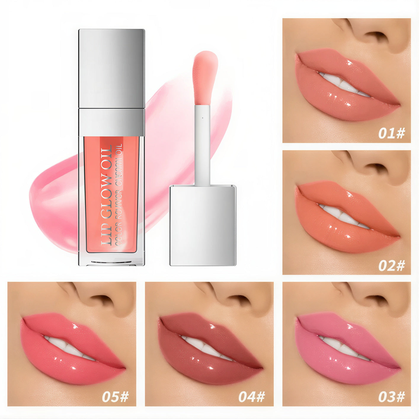 Lip Glow Oil — Cherry Infused Plumping & Hydrating Lip Gloss