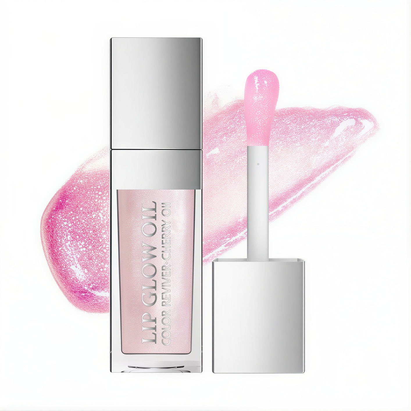 Lip Glow Oil — Cherry Infused Plumping & Hydrating Lip Gloss