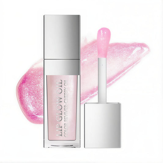 Lip Glow Oil — Cherry Infused Plumping & Hydrating Lip Gloss