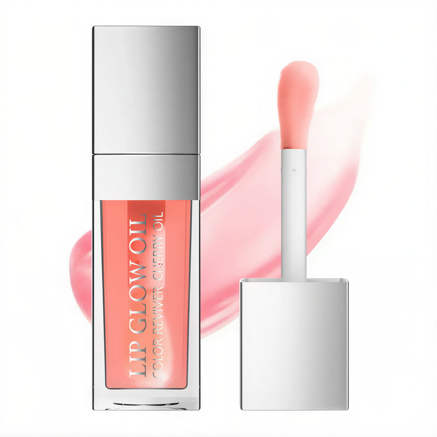 Lip Glow Oil — Cherry Infused Plumping & Hydrating Lip Gloss