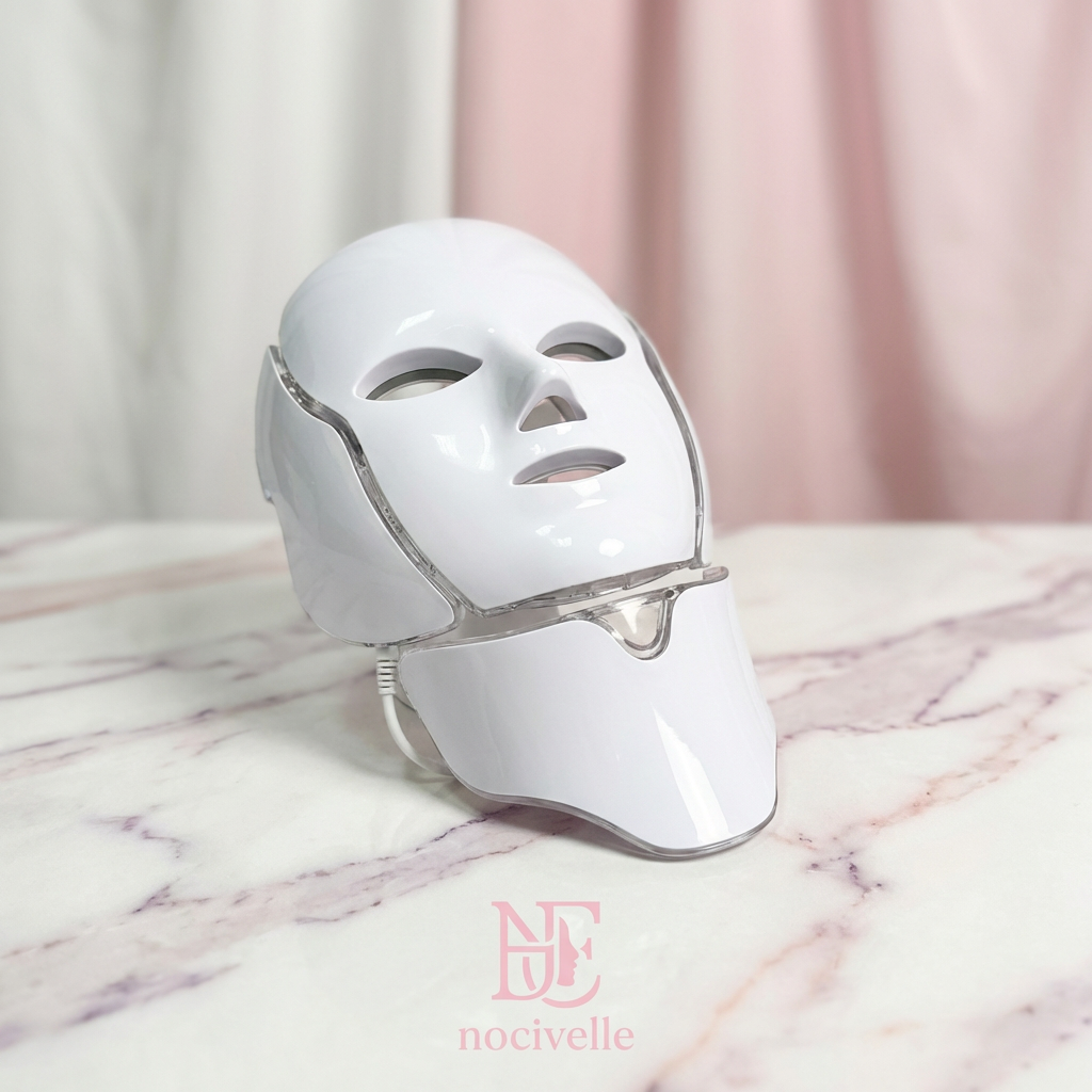 Pro LED Face & Neck Therapy Mask — 7-Color Light Treatment