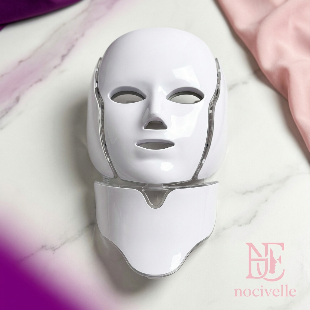 Pro LED Face & Neck Therapy Mask — 7-Color Light Treatment