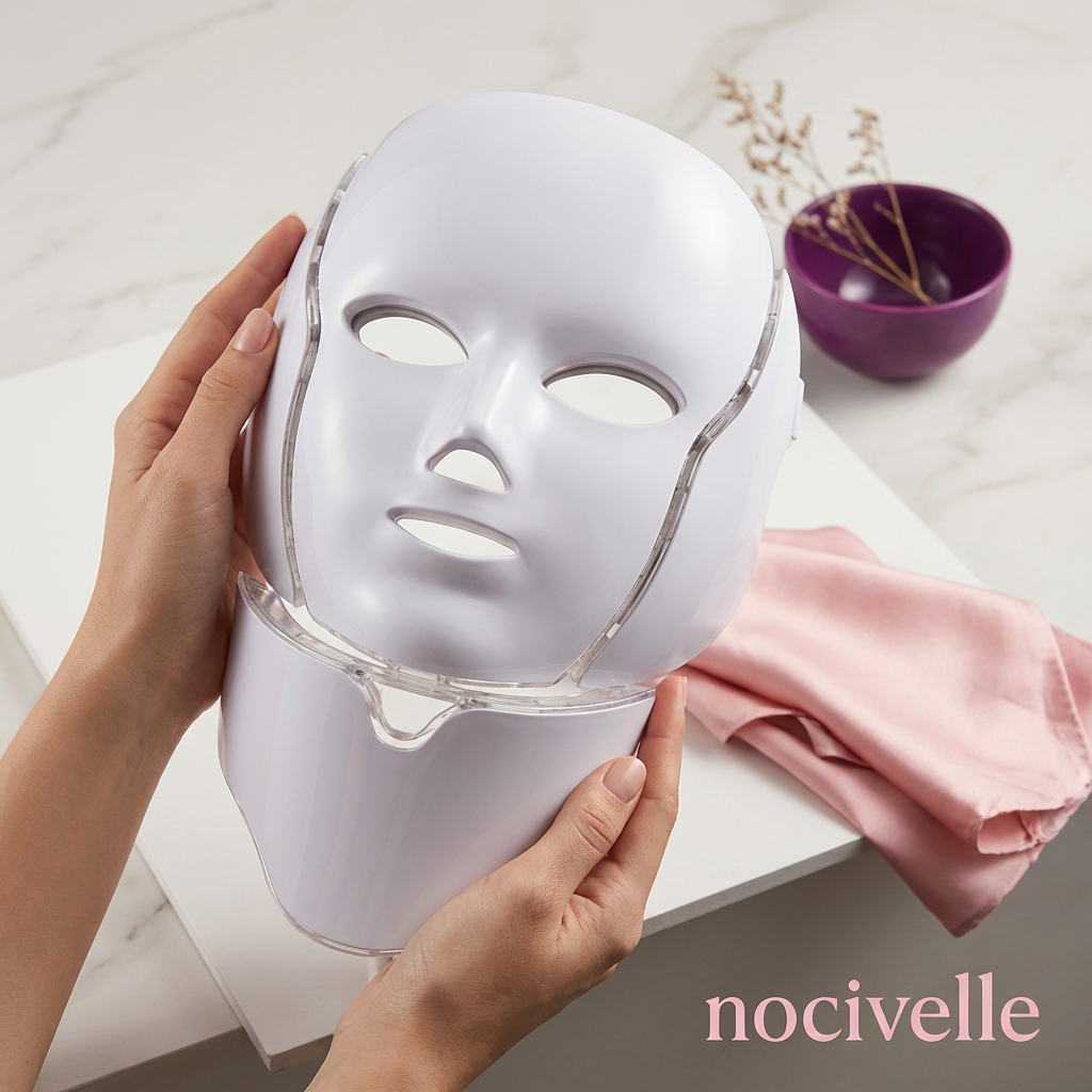 Pro LED Face & Neck Therapy Mask — 7-Color Light Treatment