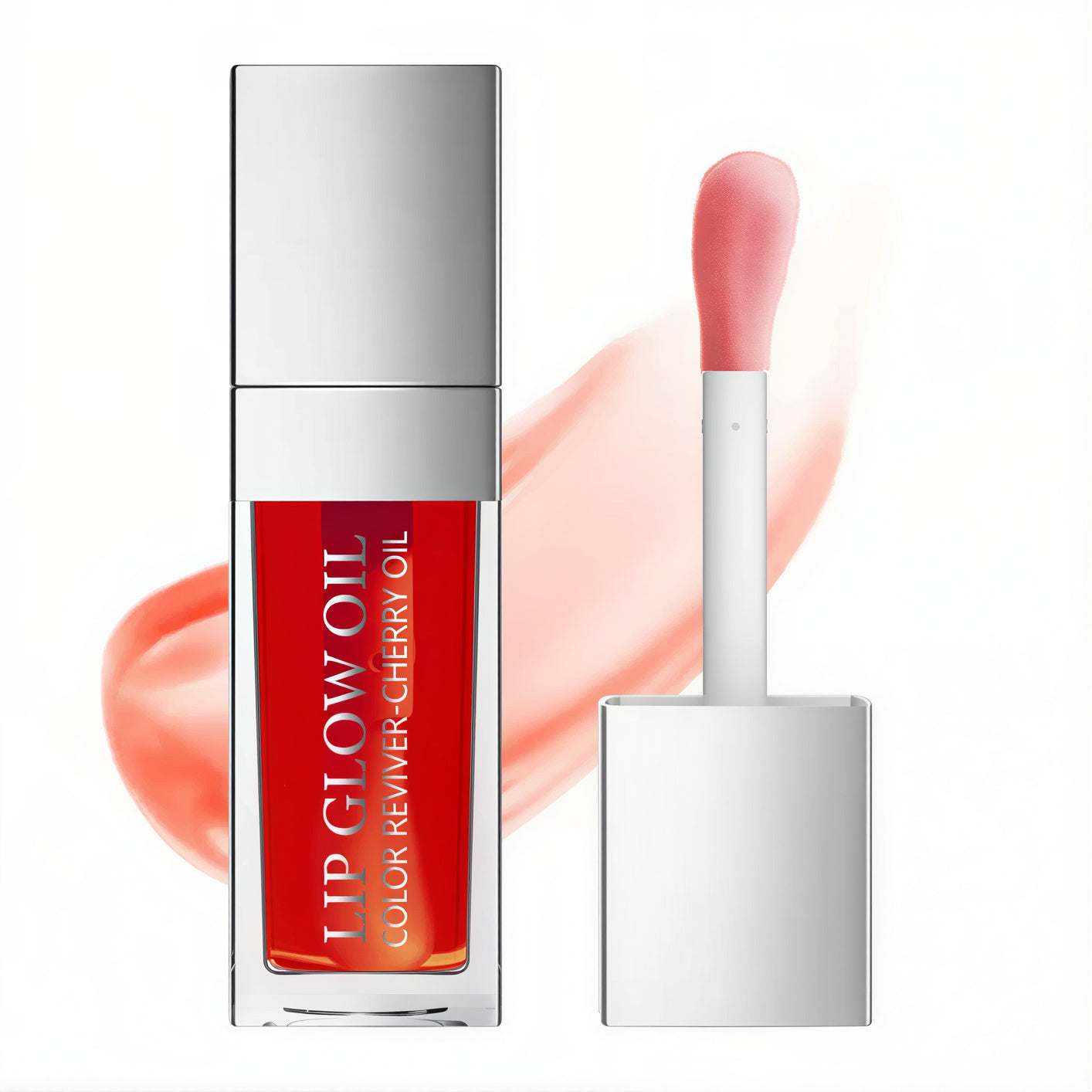 Lip Glow Oil — Cherry Infused Plumping & Hydrating Lip Gloss