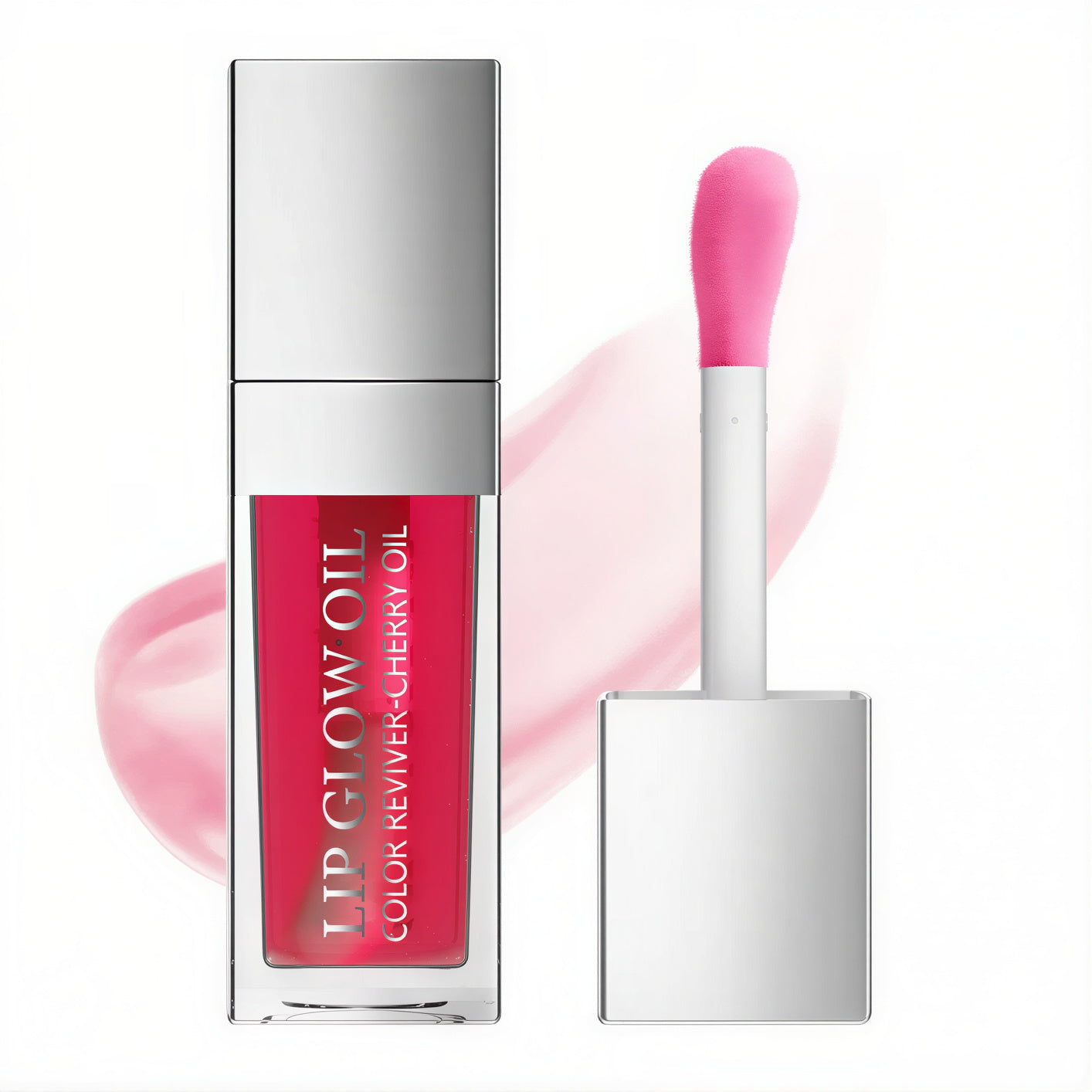 Lip Glow Oil — Cherry Infused Plumping & Hydrating Lip Gloss