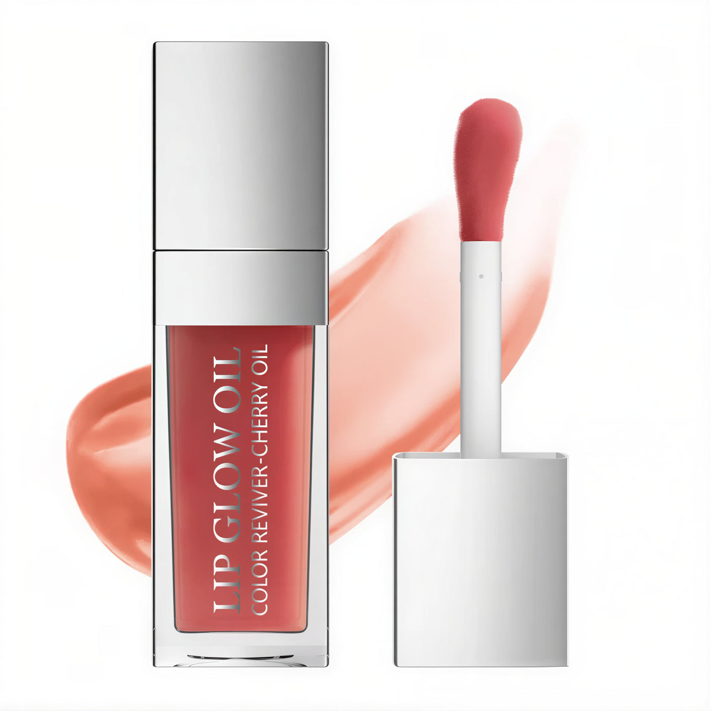 Lip Glow Oil — Cherry Infused Plumping & Hydrating Lip Gloss